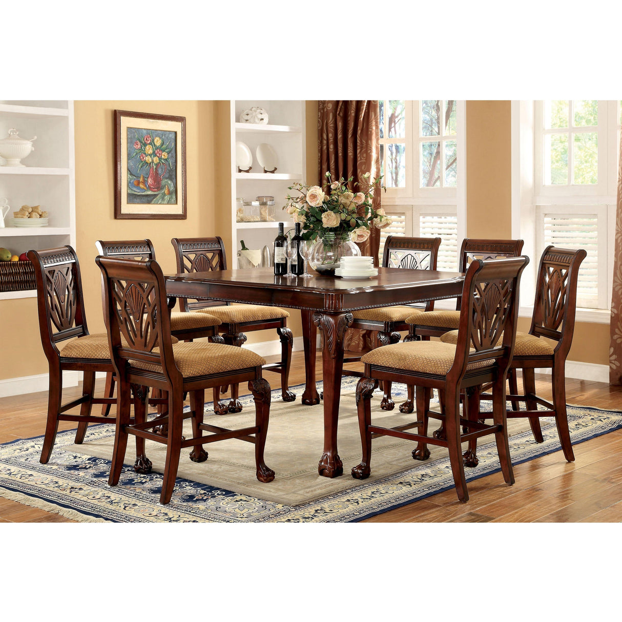 Furniture of America Petersburg CM3185PT Counter Height Table IMAGE 11