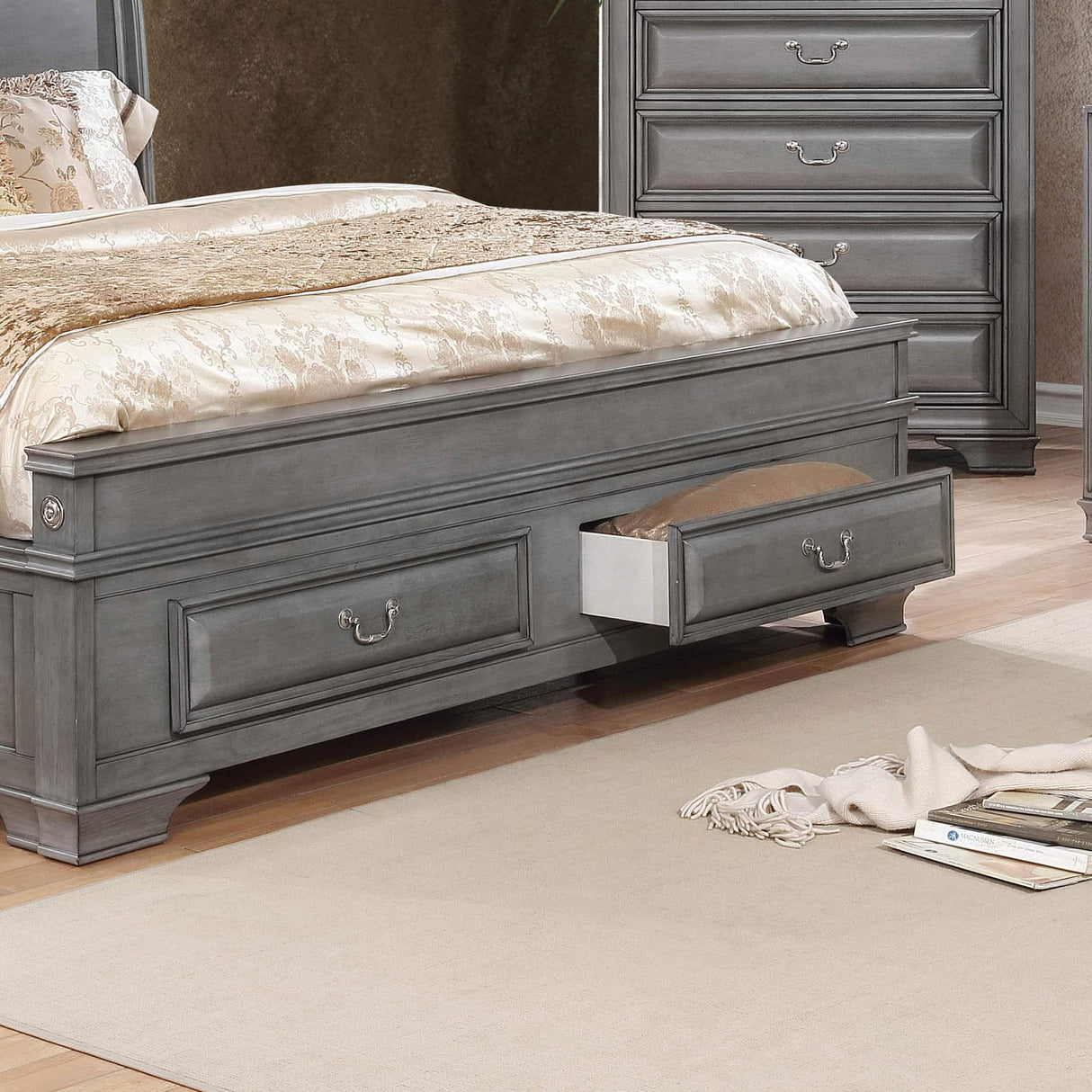 Furniture of America Brandt CM7302GY-CK California King Bed IMAGE 3