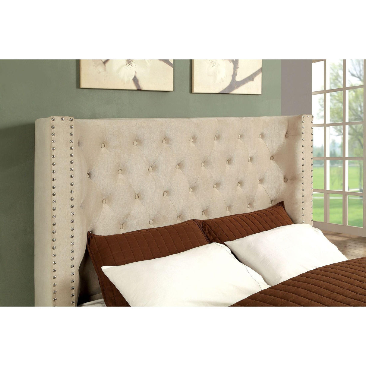Furniture of America Cayla Queen Bed CM7779IV-Q-BED IMAGE 3