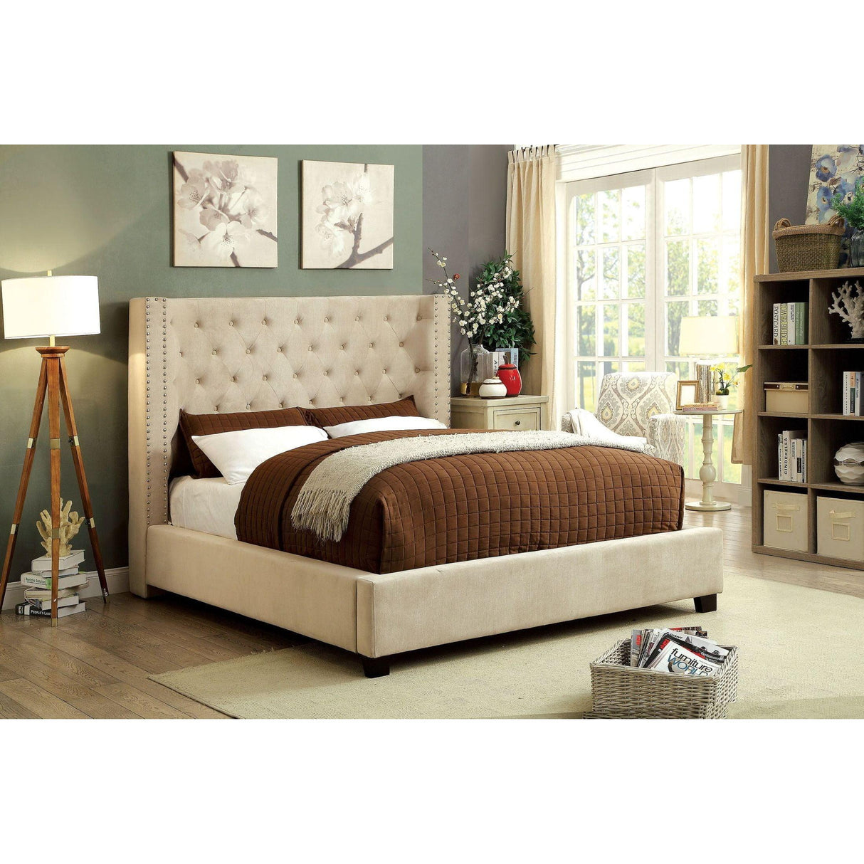 Furniture of America Cayla King Bed CM7779IV-EK-BED IMAGE 6