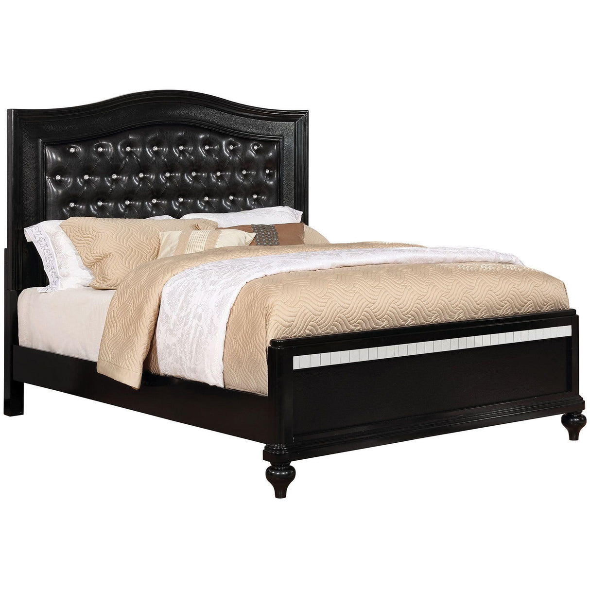 Furniture of America Ariston King Panel Bed CM7171BK-EK-BED IMAGE 1