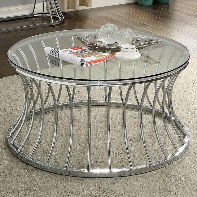 Furniture of America Esme Coffee Table CM4172C-PK IMAGE 1