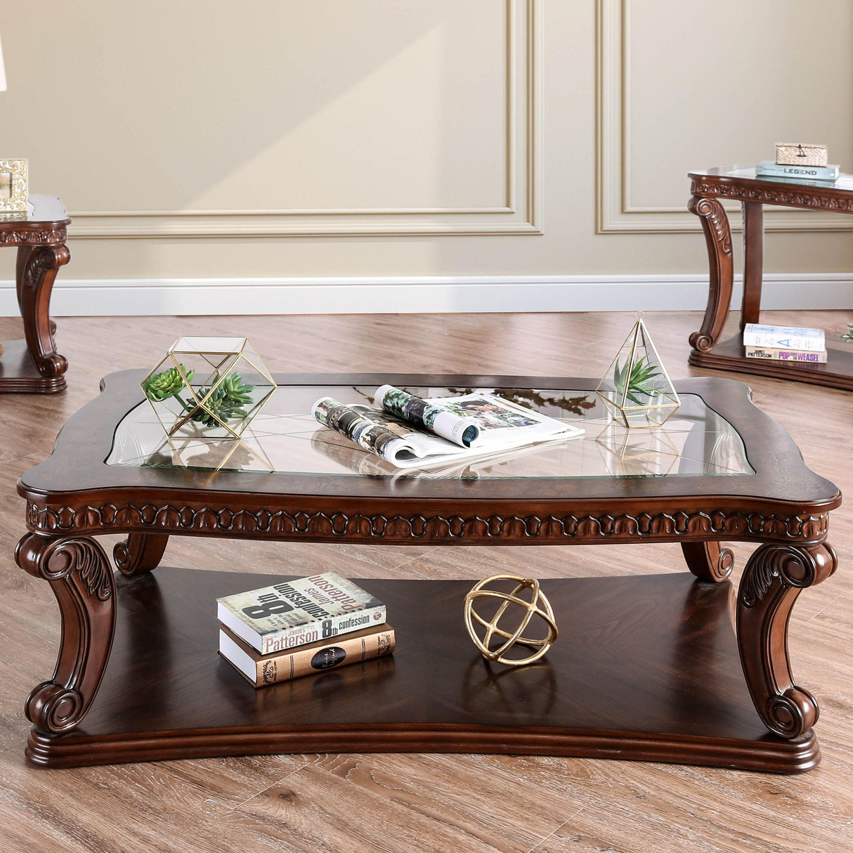 Furniture of America Walworth Coffee Table CM4428C IMAGE 1