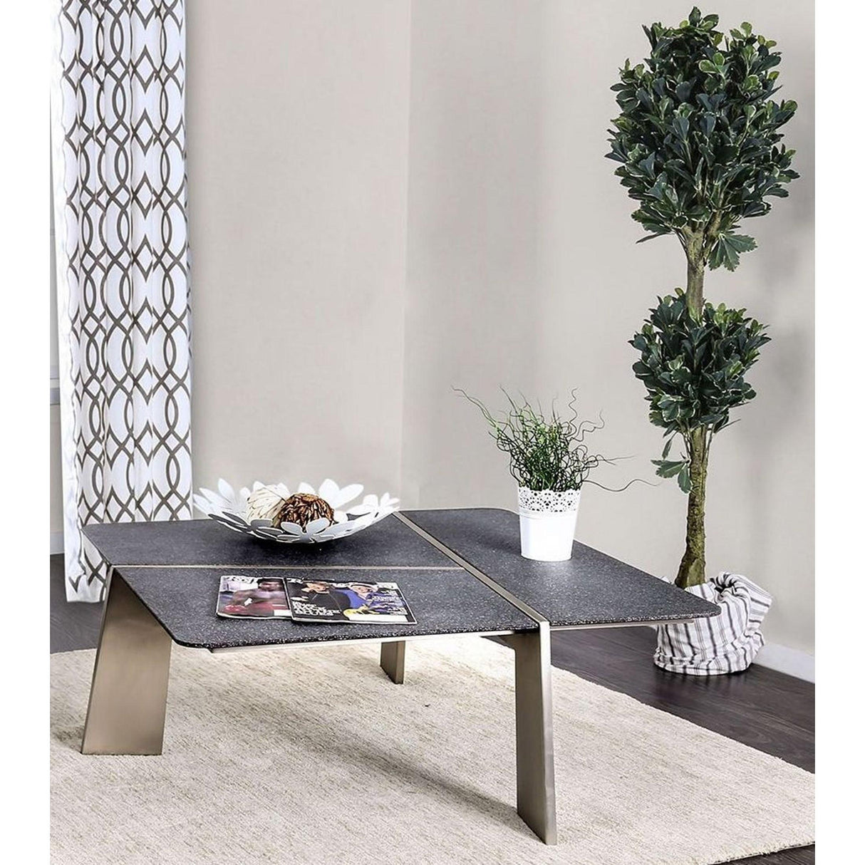 Furniture of America Shannon Coffee Table CM4616C-PK IMAGE 3