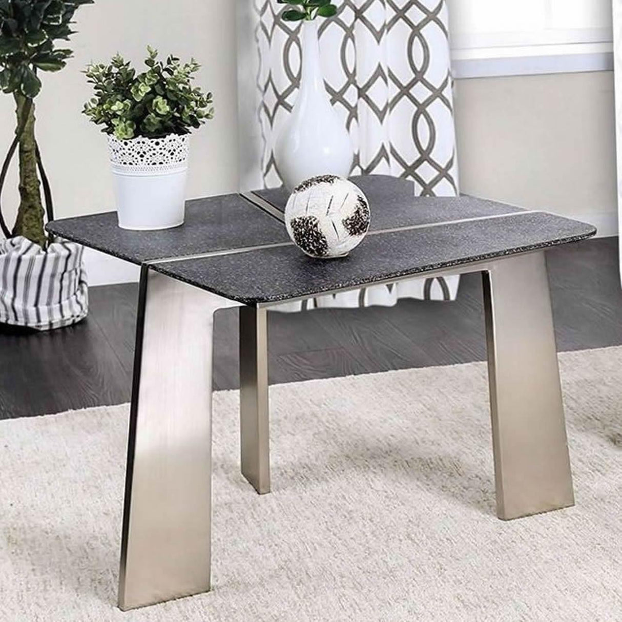 Furniture of America Shannon End Table CM4616E-PK IMAGE 1