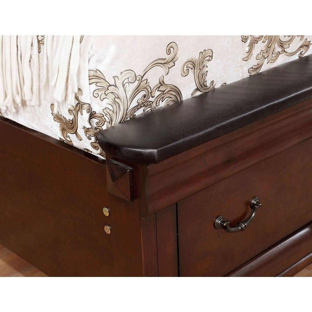 Furniture of America Merida King Platform Bed with Storage CM7504CH-EK-BED IMAGE 4
