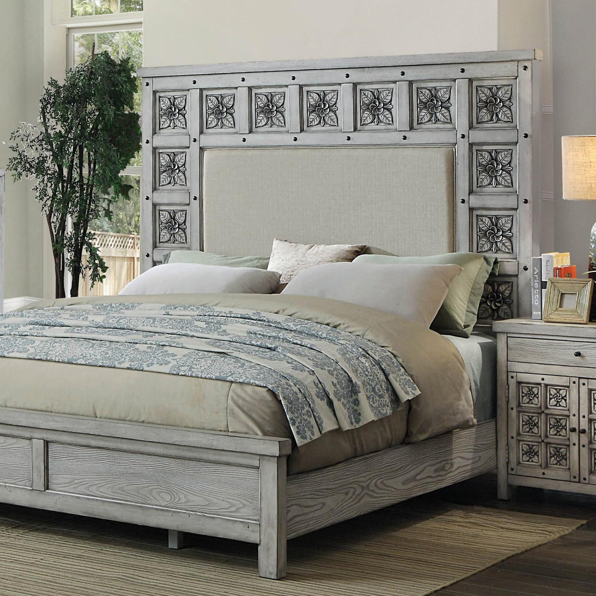 Furniture of America Pantaleon Queen Panel Bed CM7392Q-BED IMAGE 3