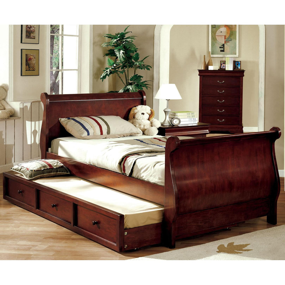 Furniture of America Kids Beds Bed CM7828CTR-TWIN-BED IMAGE 2