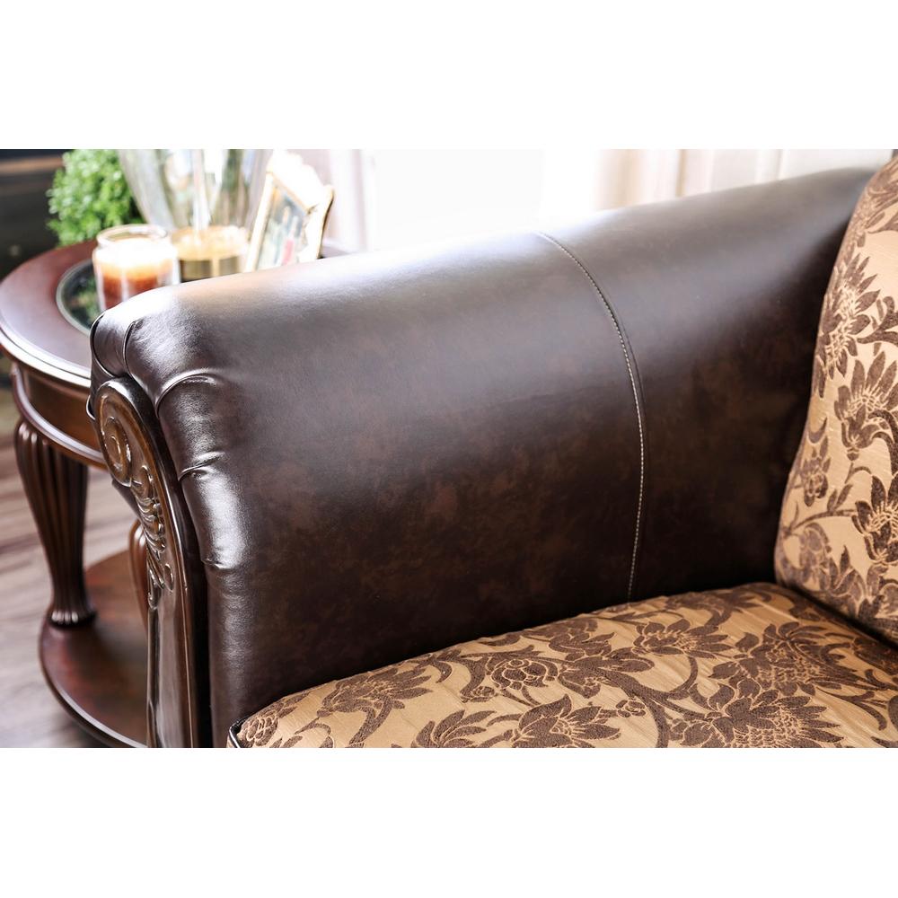 Furniture of America Quirino Stationary Fabric Loveseat SM6417-LV IMAGE 4