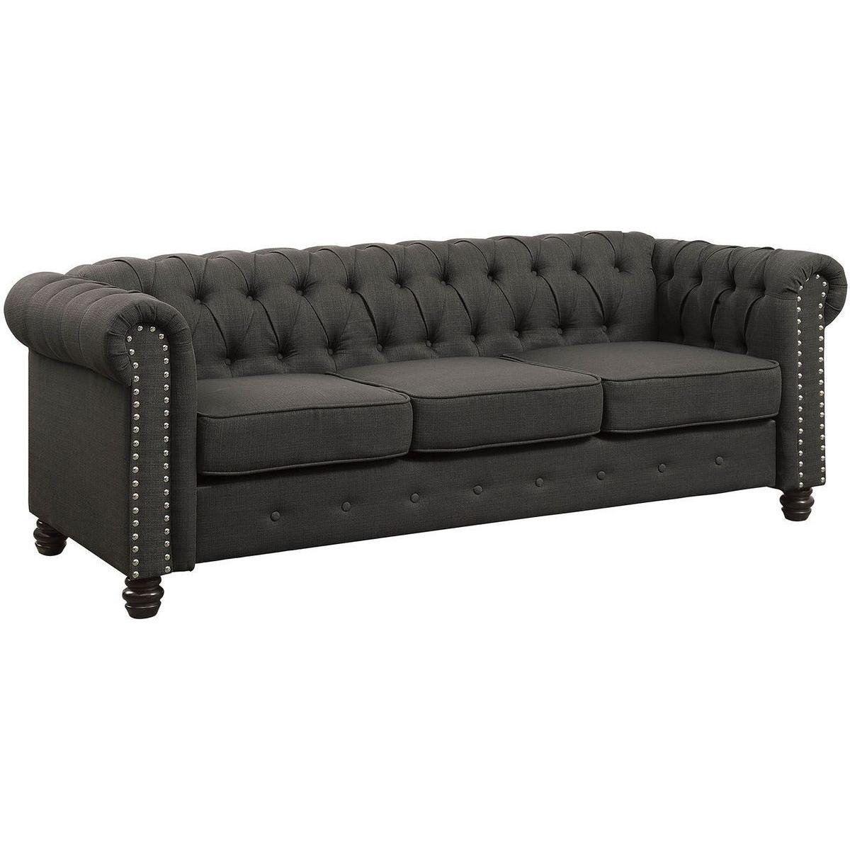 Furniture of America Winifred CM6342GY-SF-PK Sofa IMAGE 1