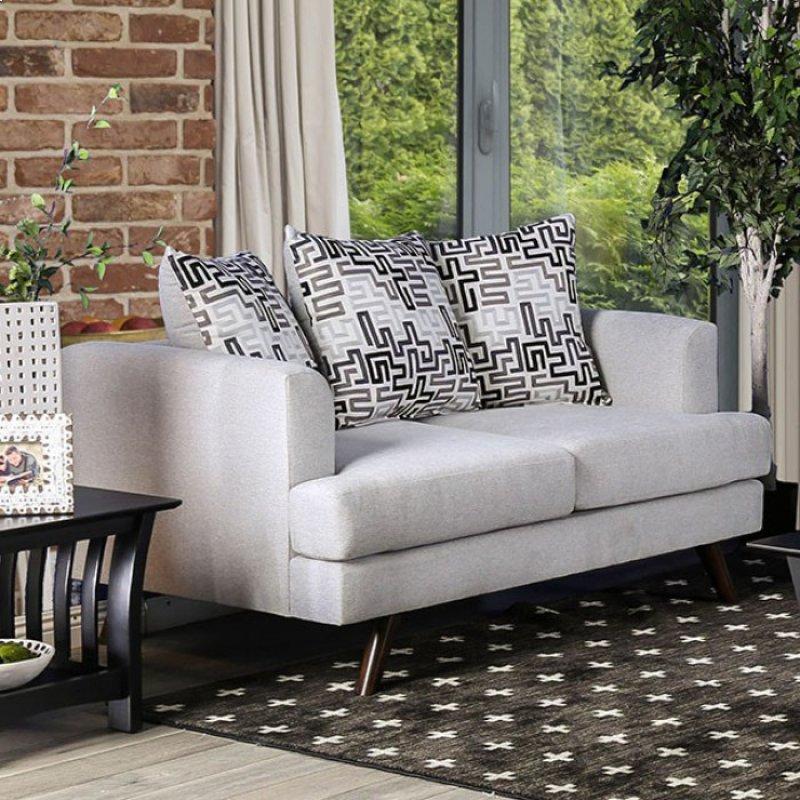 Furniture of America Blaenavon Stationary Fabric Loveseat SM8826-LV IMAGE 1