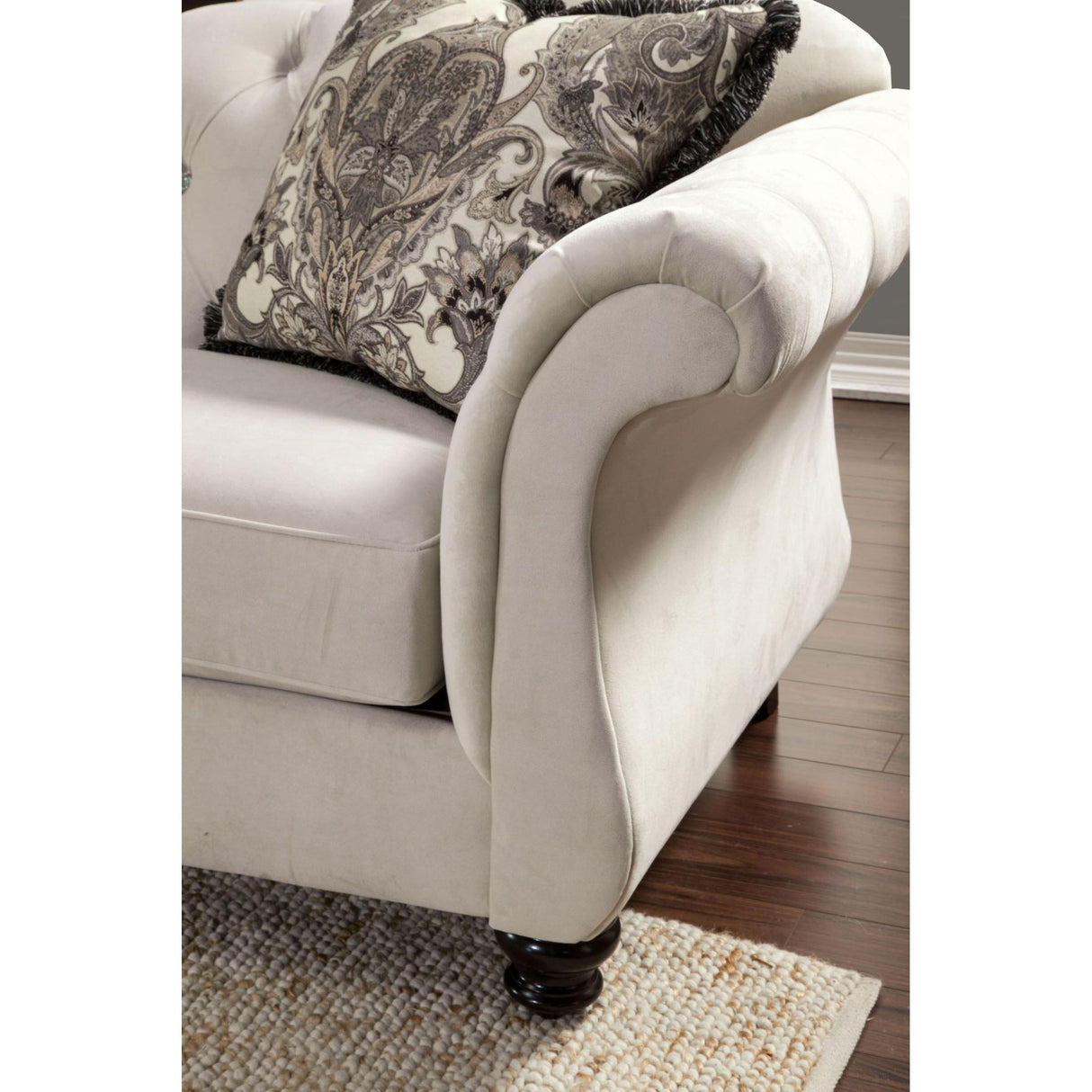 Furniture of America Antoinette Stationary Fabric Chair SM2221-CH IMAGE 3