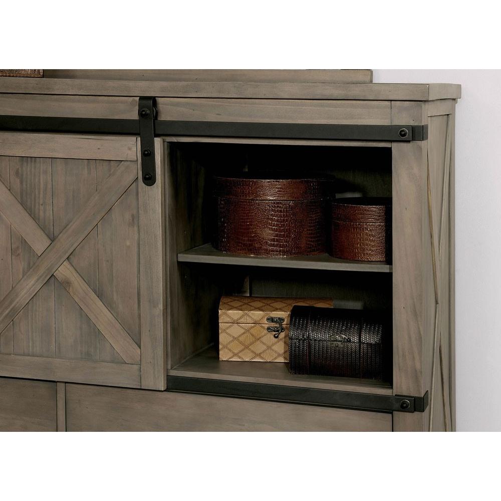 Furniture of America Bianca 4-Drawer Dresser CM7734GY-D IMAGE 5