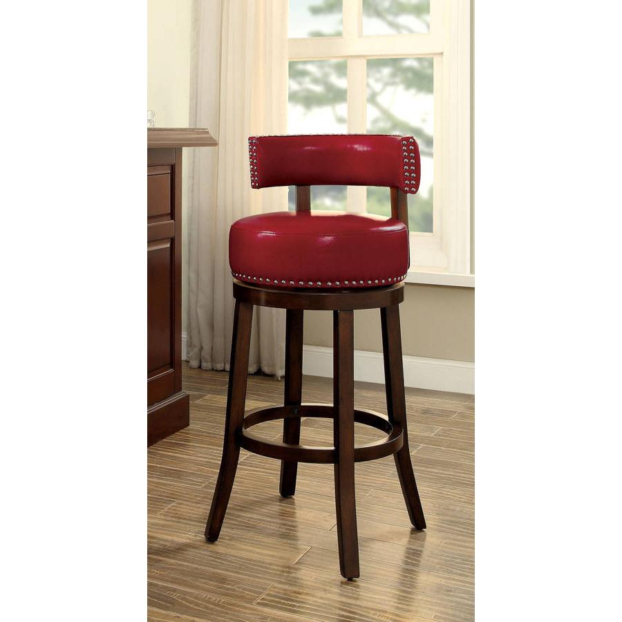 Furniture of America Shirley CM-BR6251RD-29-2PK 30" Bar Stool IMAGE 1
