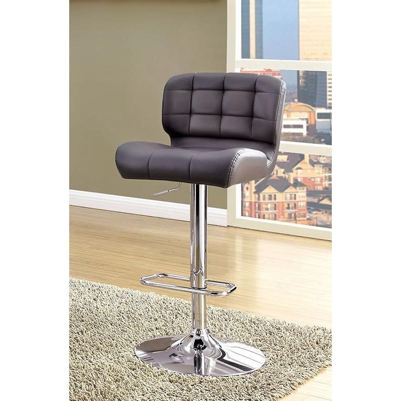 Furniture of America Kori Adjustable Height Stool CM-BR6152GY IMAGE 2
