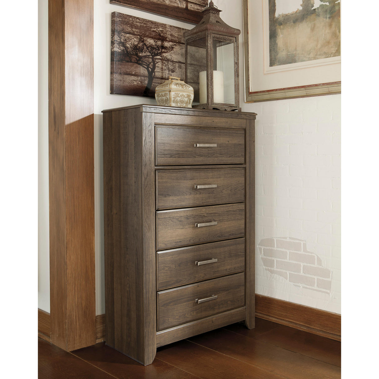 Signature Design by Ashley Juararo B251B42 7 pc Queen Poster Bedroom Set IMAGE 4
