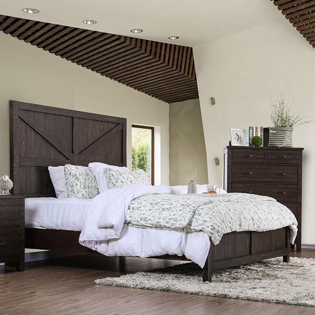 Furniture of America Brenna Queen Panel Bed CM7435EX-Q-BED IMAGE 1