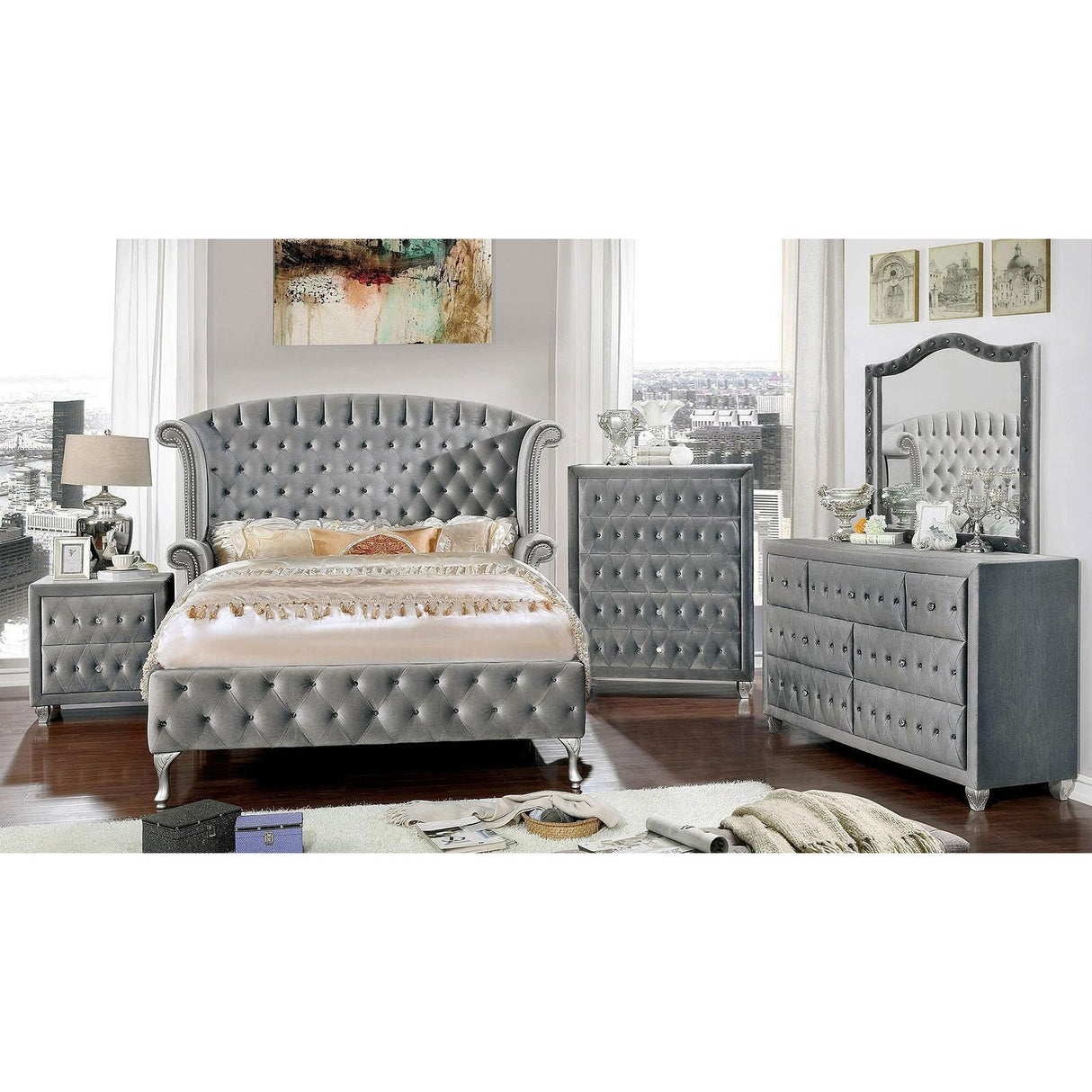 Furniture of America Alzir CM7150Q Queen Bed IMAGE 6