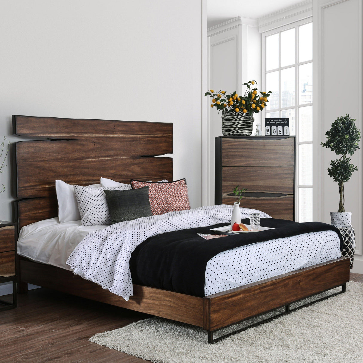 Furniture of America Fulton Queen Panel Bed CM7363Q-BED IMAGE 1