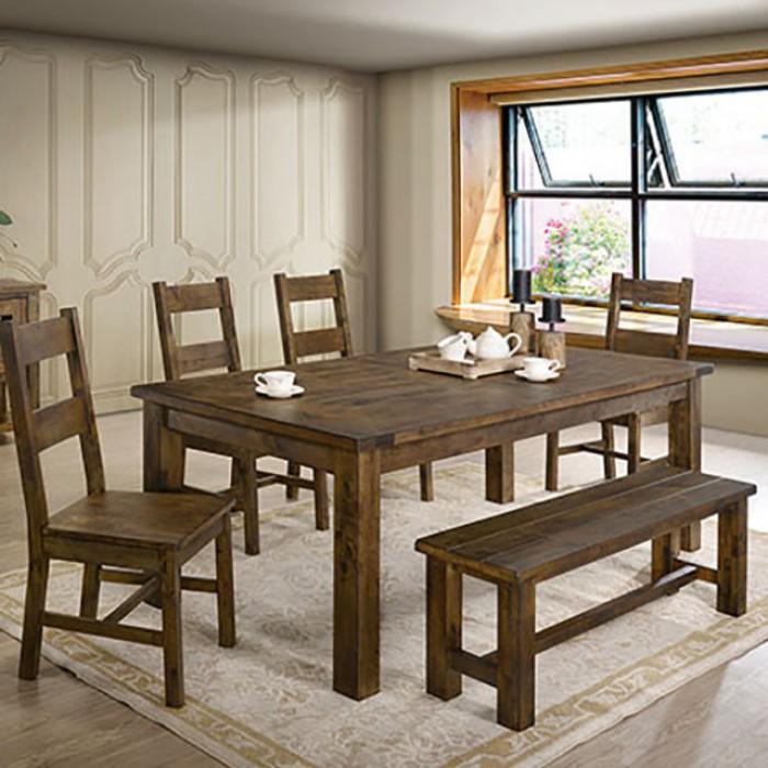 Furniture of America Kristen Dining Bench CM3060BN IMAGE 2
