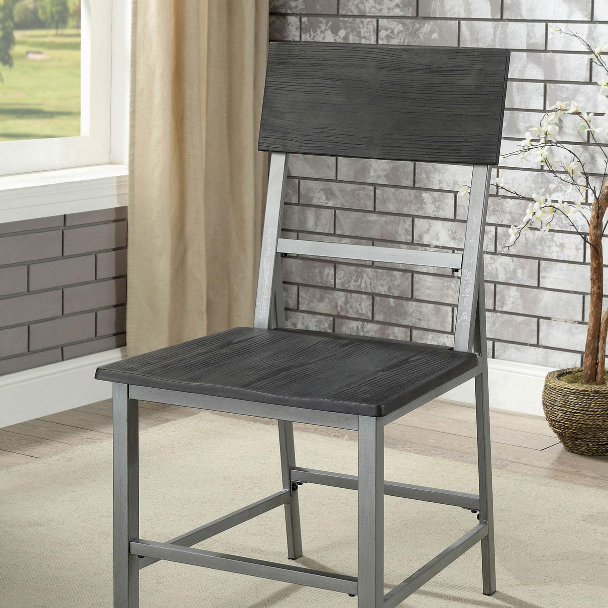 Furniture of America Nunez Counter Height Dining Chair CM3921SC-2PK IMAGE 2