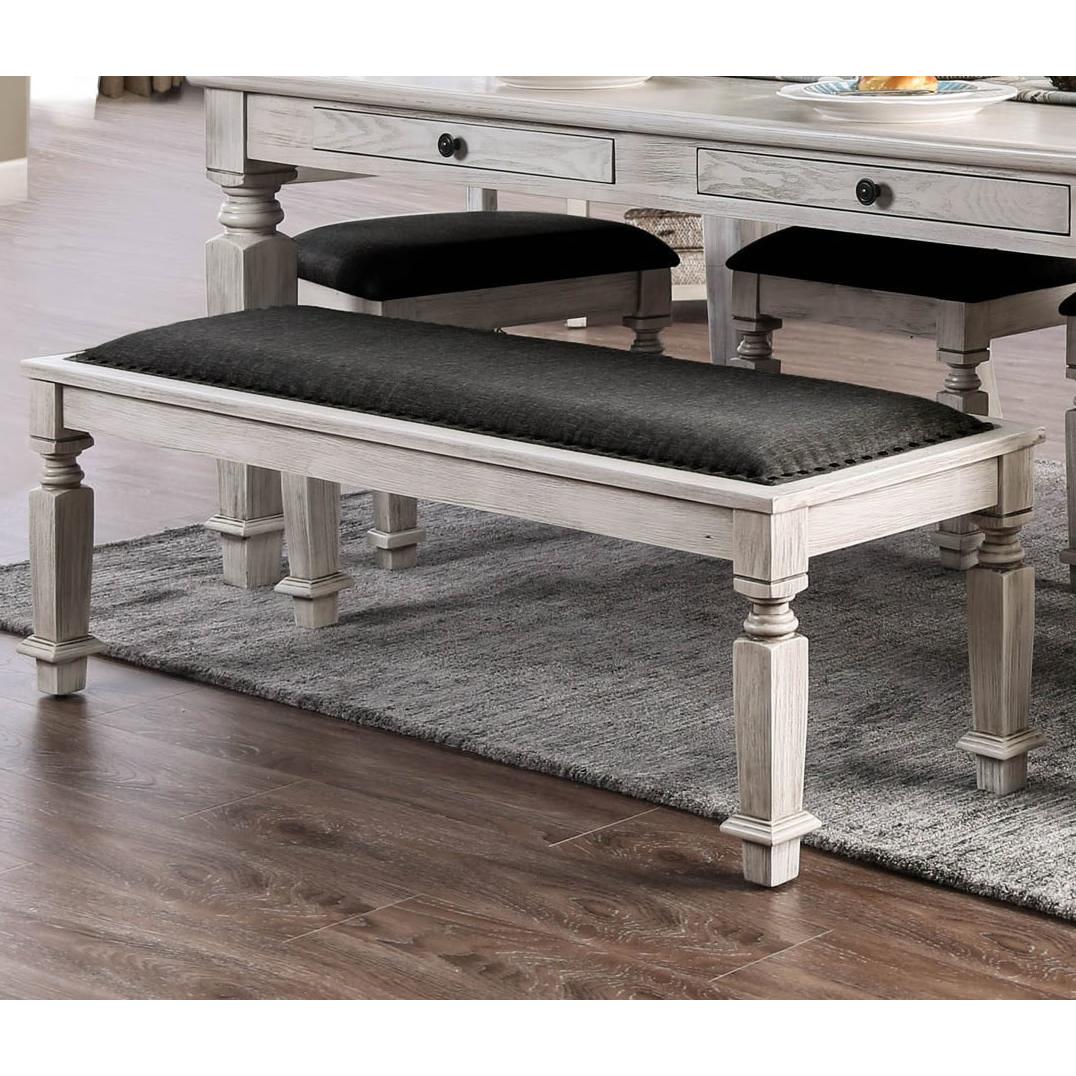 Furniture of America Georgia Bench CM3089BN IMAGE 2