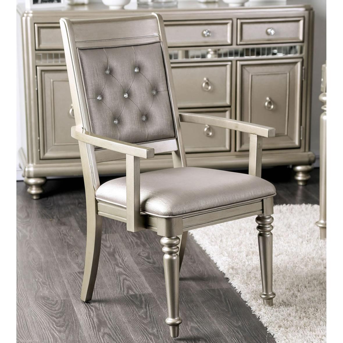 Furniture of America Xandra Arm Chair CM3239AC-2PK IMAGE 1