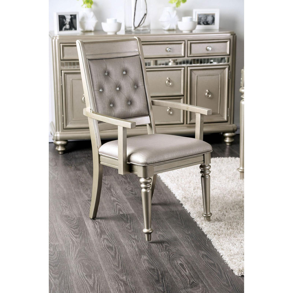 Furniture of America Xandra Arm Chair CM3239AC-2PK IMAGE 3