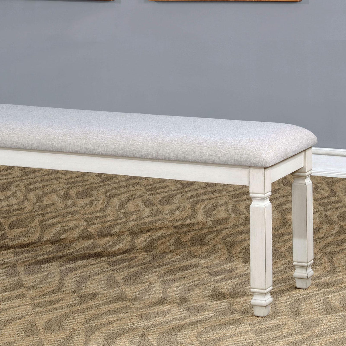 Furniture of America Kaliyah Dining Bench CM3194BN IMAGE 2