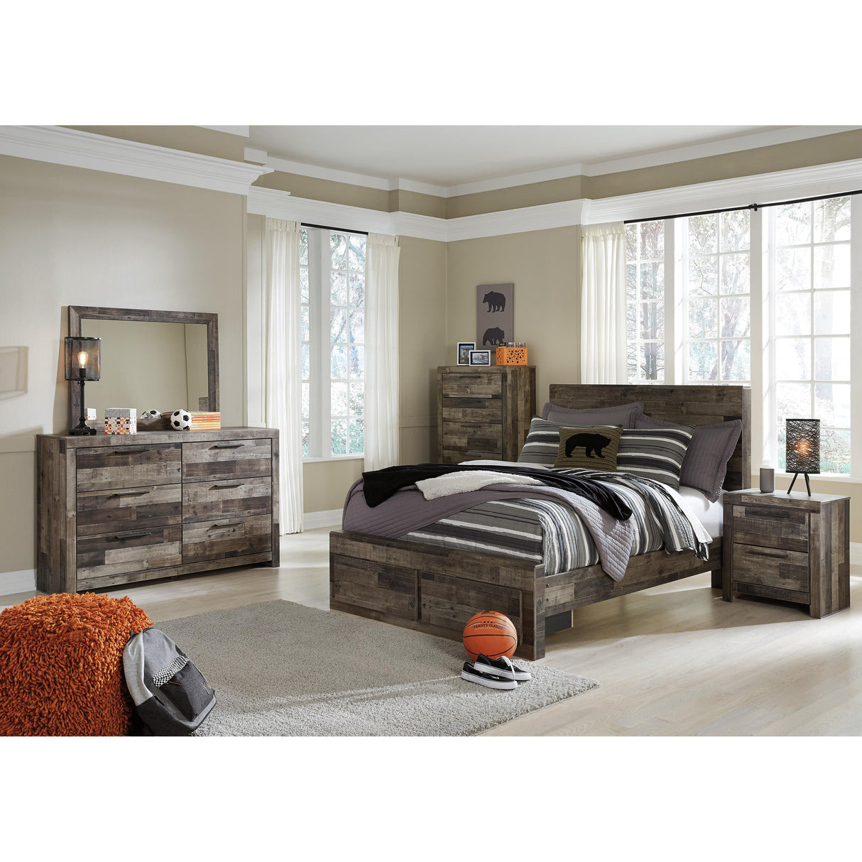 Benchcraft Derekson B200-87 Full Panel Headboard IMAGE 11