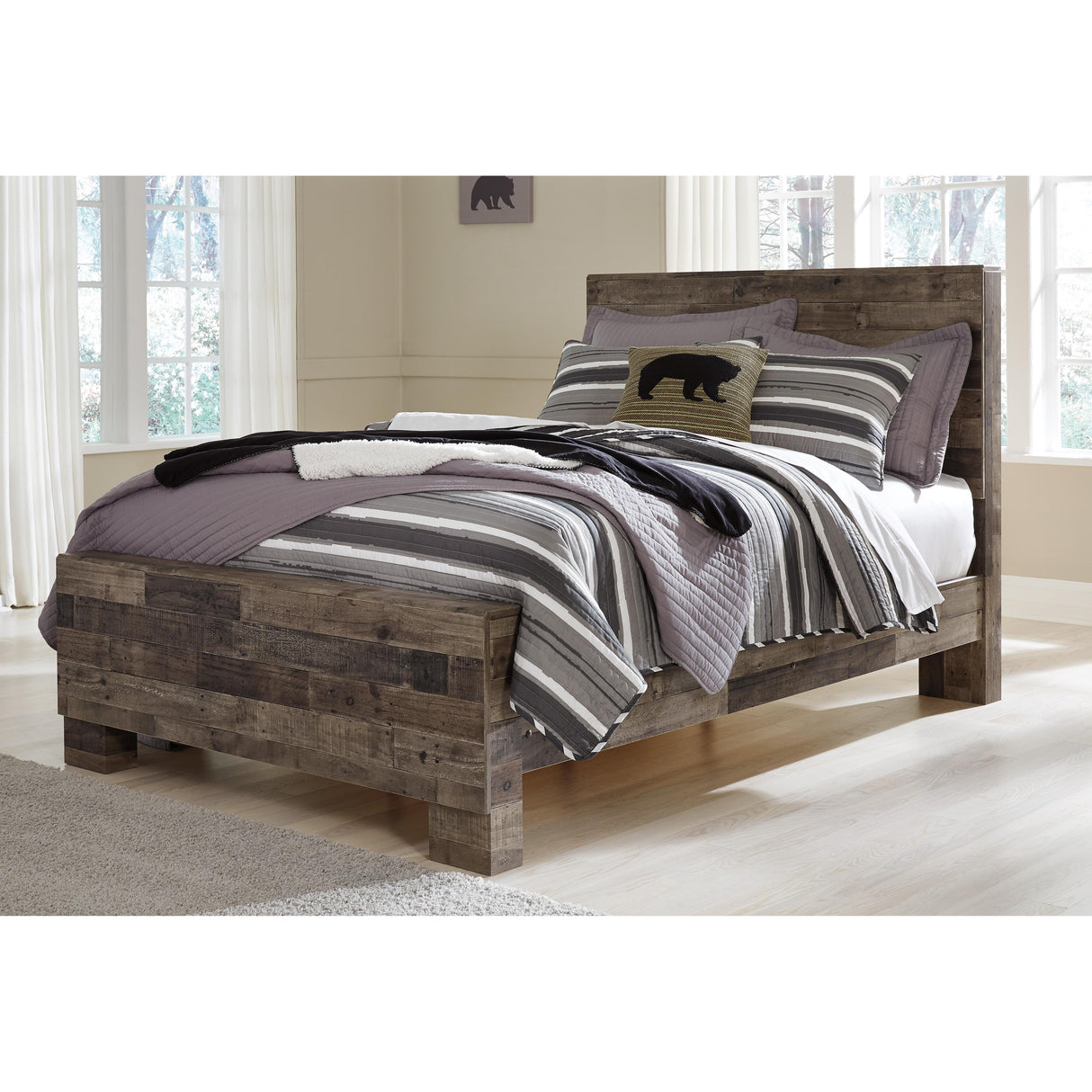 Benchcraft Derekson B200-84 Full Panel Footboard IMAGE 2