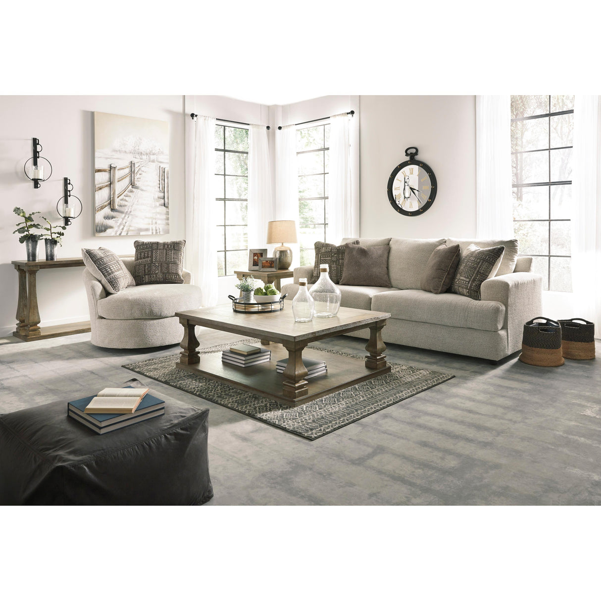 Signature Design by Ashley Soletren Swivel Fabric Accent Chair 9510444 IMAGE 5