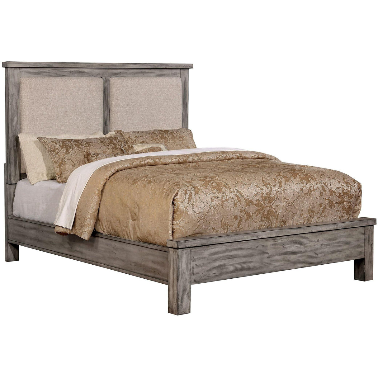 Furniture of America Canopus Queen Panel Bed CM7423GY-Q-BED IMAGE 1