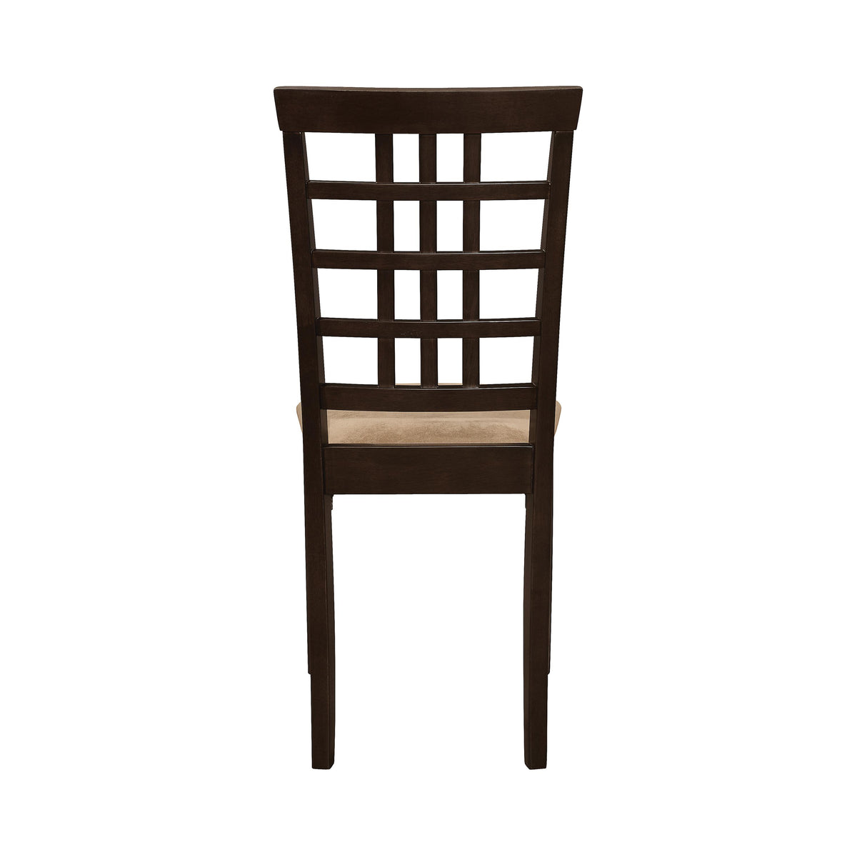 Coaster Furniture Kelso 190822 Lattice Back Dining Side Chair - Cappuccino (Set of 2) IMAGE 7