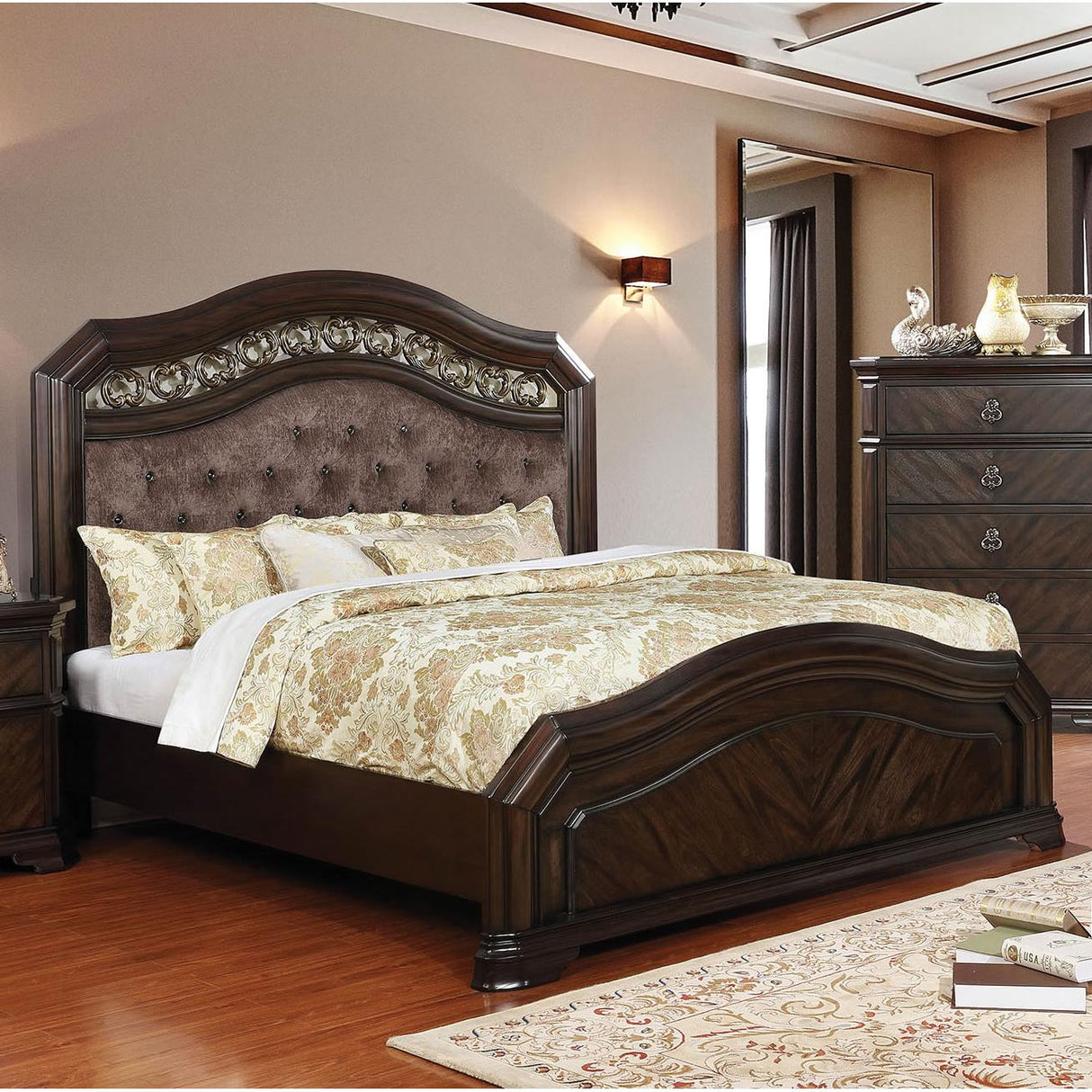 Furniture of America Calliope California King Panel Bed CM7752CK-BED IMAGE 4