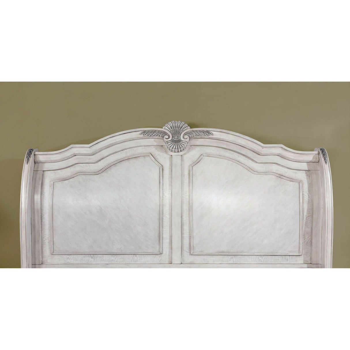 Furniture of America Isidora Queen Sleigh Bed CM7799WH-Q-BED IMAGE 3