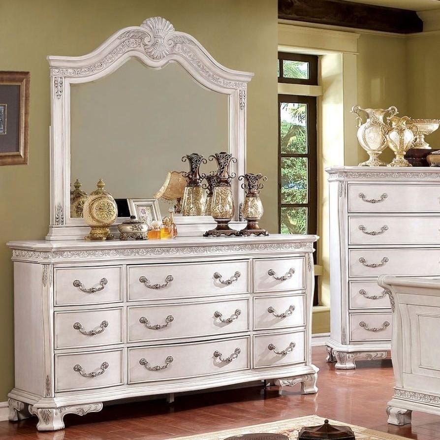 Furniture of America Hesperos 9-Drawer Dresser CM7798WH-D IMAGE 3