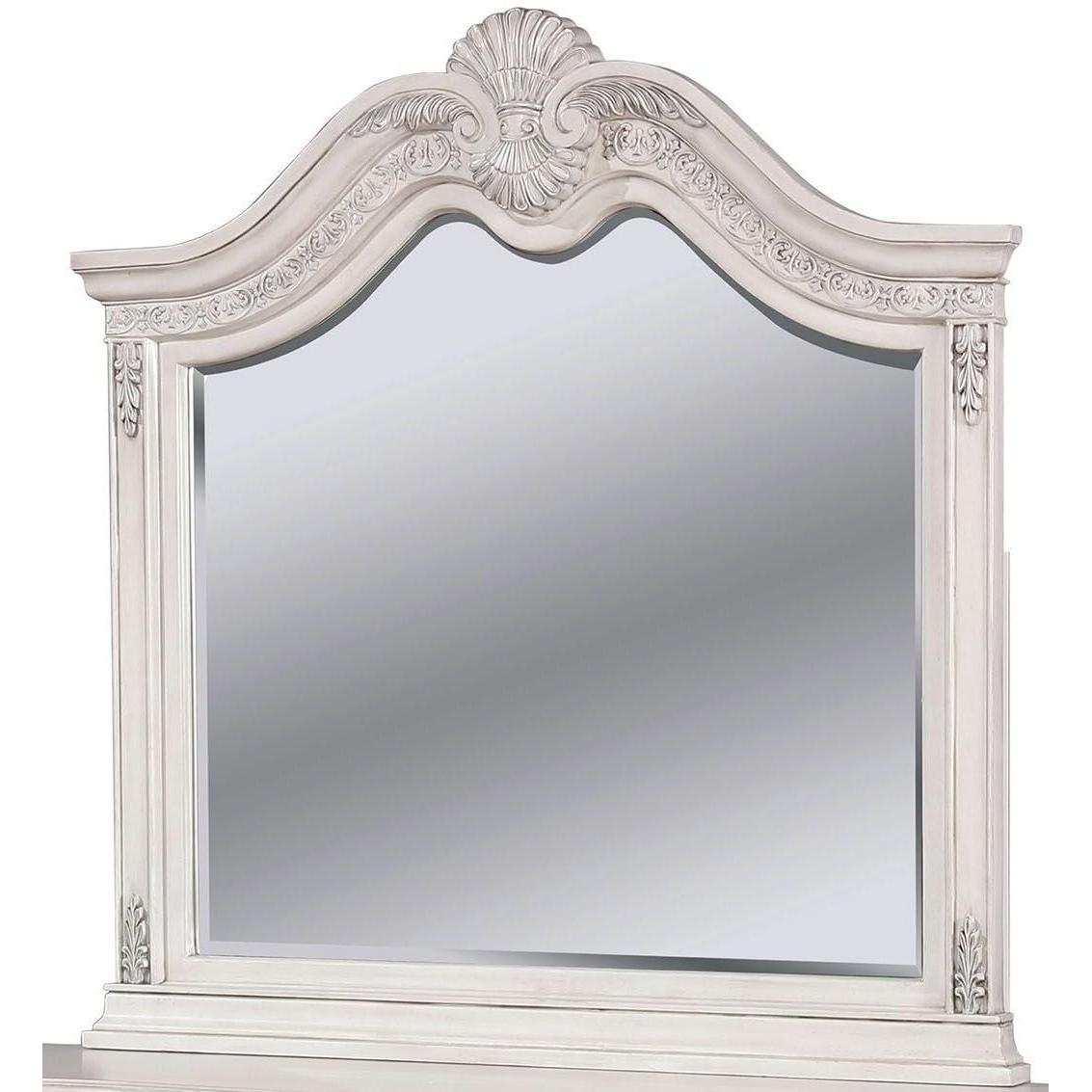 Furniture of America Hesperos Dresser Mirror CM7798WH-M IMAGE 1