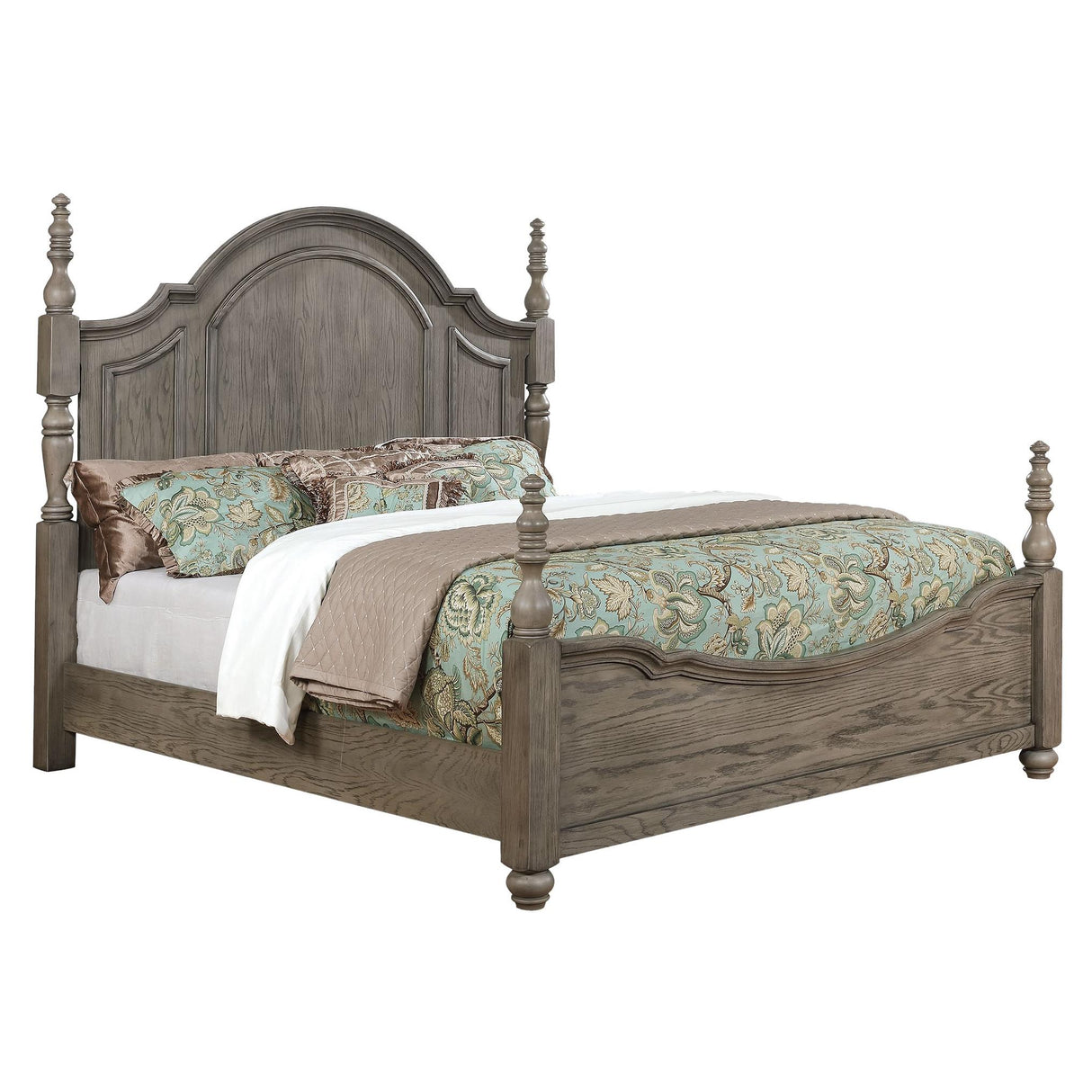 Furniture of America Audrey California King Poster Bed CM7729CK-BED IMAGE 1