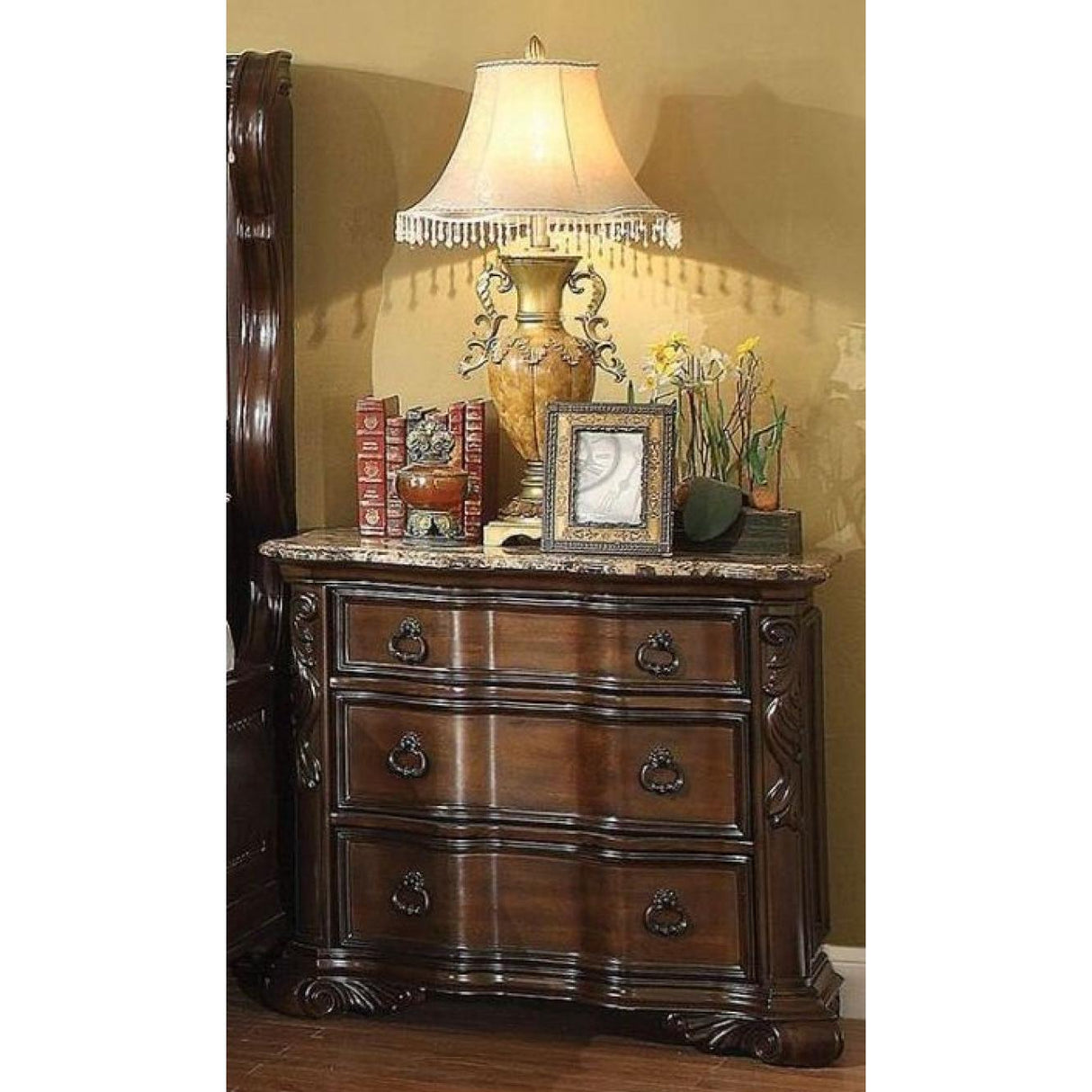 Furniture of America Arcturus 3-Drawer Nightstand CM7859N IMAGE 2