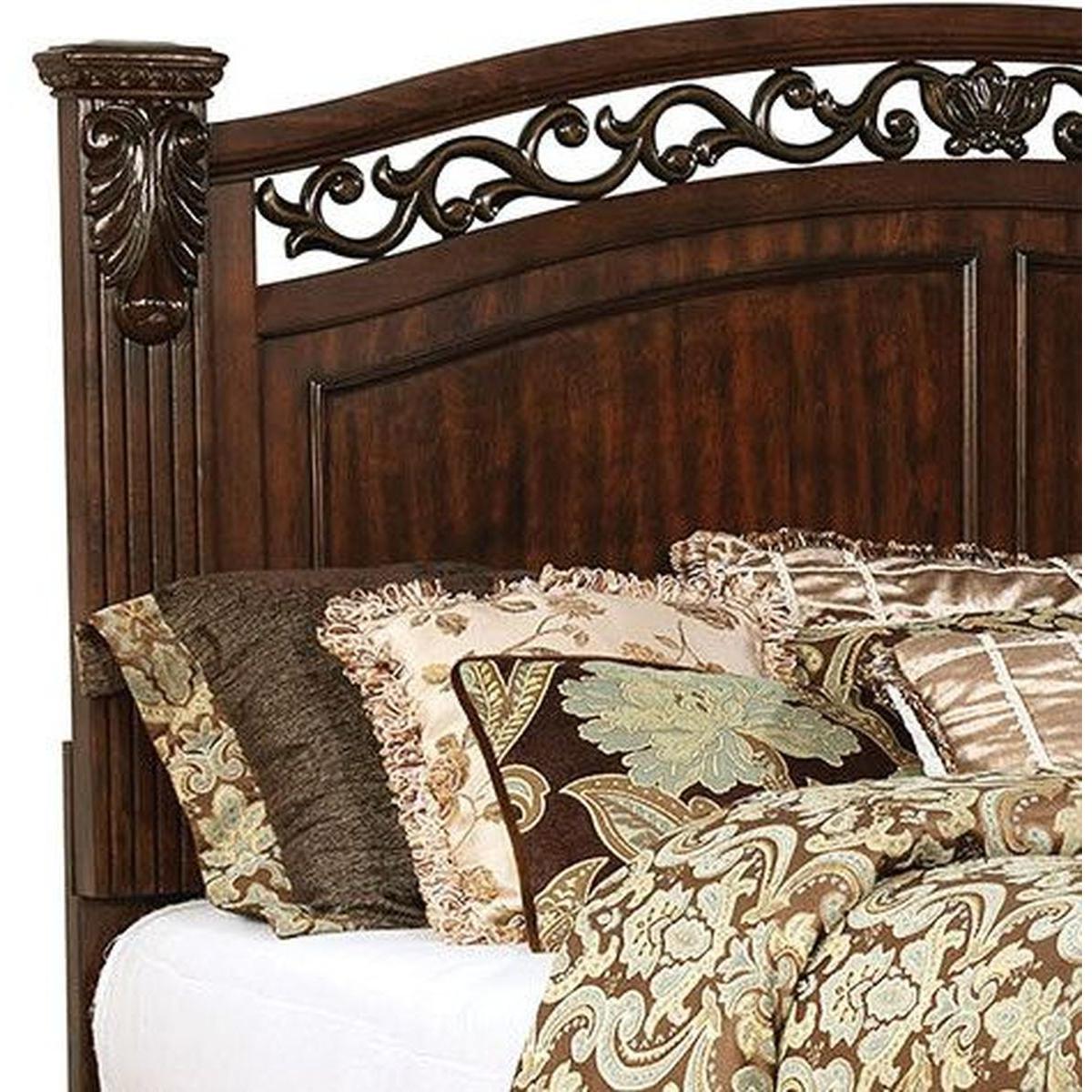 Furniture of America Cervantes Queen Poster Bed CM7730Q-BED IMAGE 3