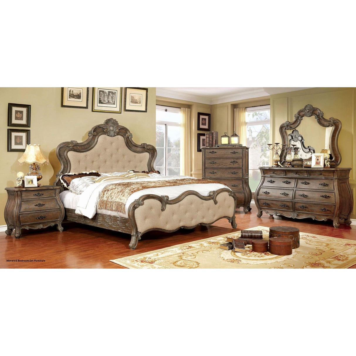 Furniture of America Cursa 2-Drawer Nightstand CM7664N IMAGE 3