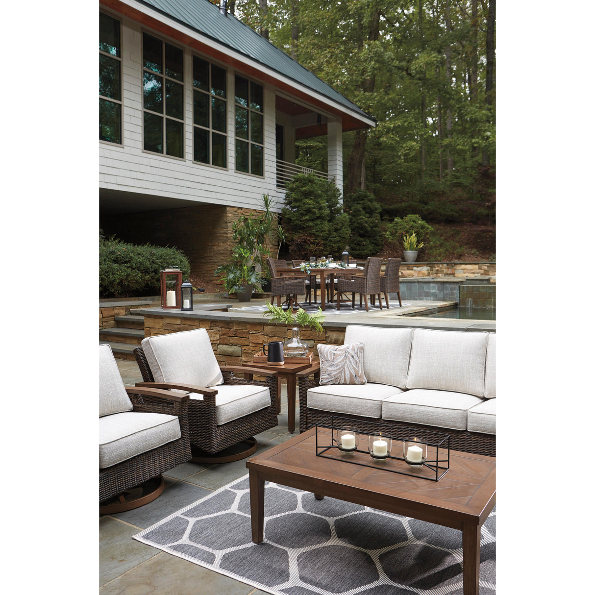 Signature Design by Ashley Paradise Trail P750-821 Swivel Lounge Chair IMAGE 11