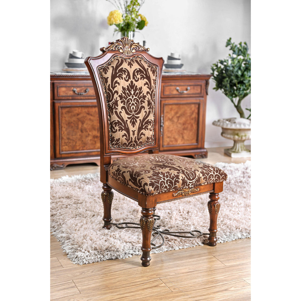 Furniture of America Lucie CM3788SC-2PK Side Chair IMAGE 2