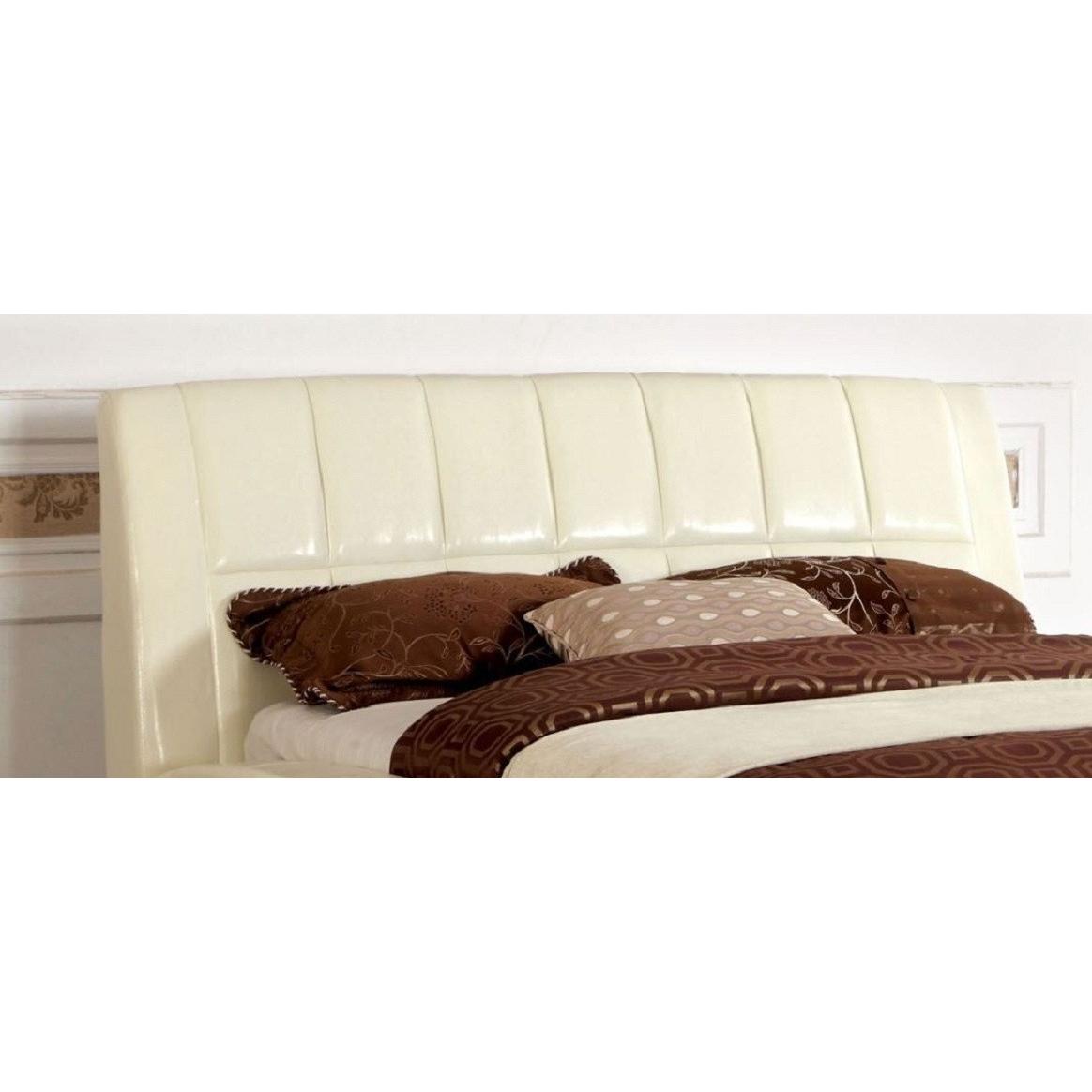 Furniture of America Vizela Full Upholstered Platform Bed CM7604IV-F-BED IMAGE 4