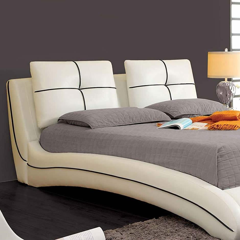 Furniture of America Ourem California King Upholstered Platform Bed CM7017CK-BED IMAGE 3