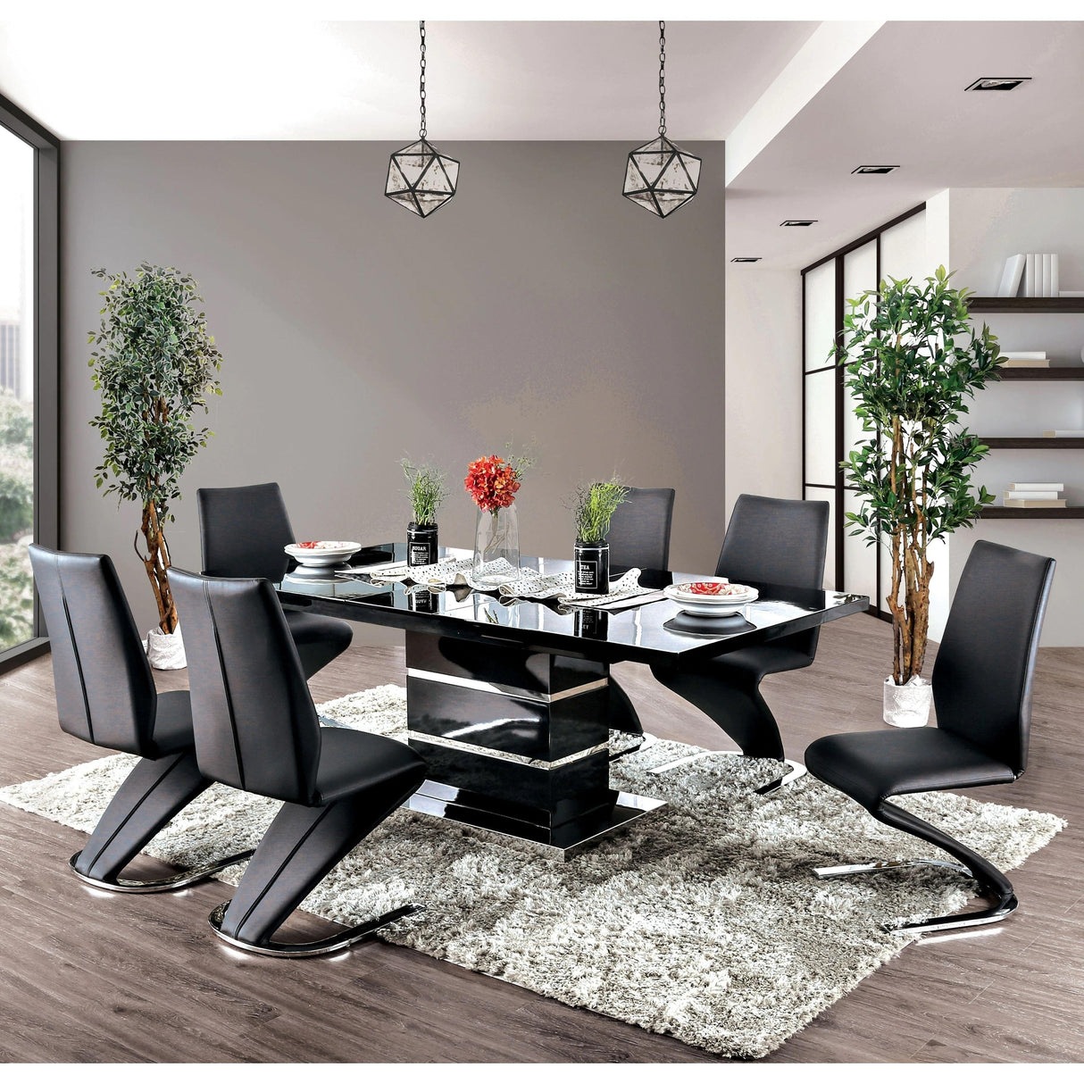 Furniture of America Midvale CM3650BK-SC-2PK Side Chair IMAGE 6