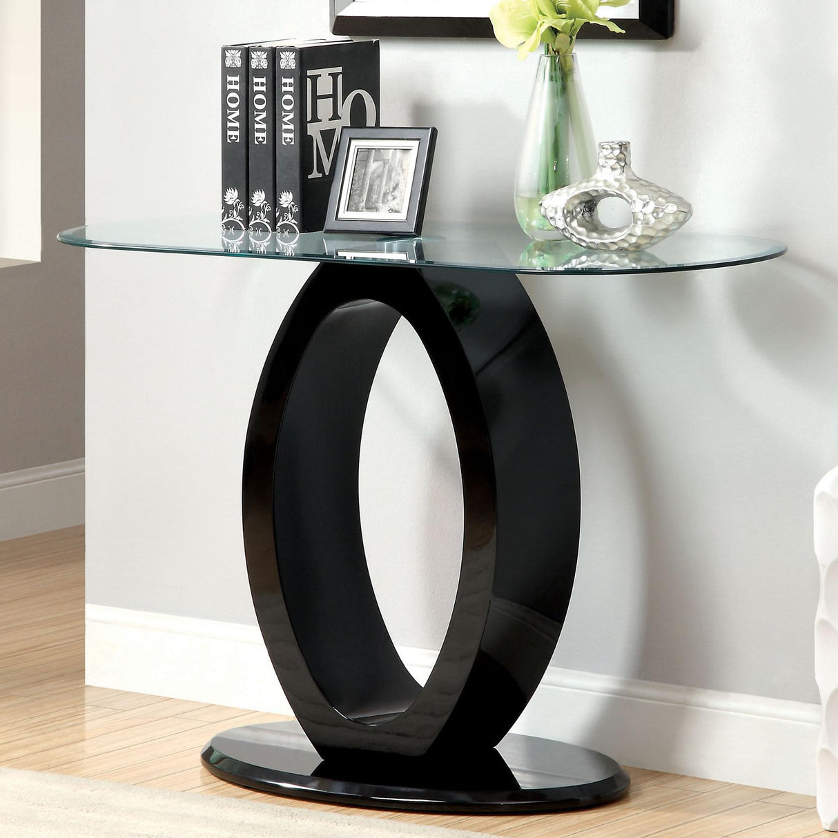 Furniture of America Lodia Sofa Table CM4825BK-S IMAGE 1