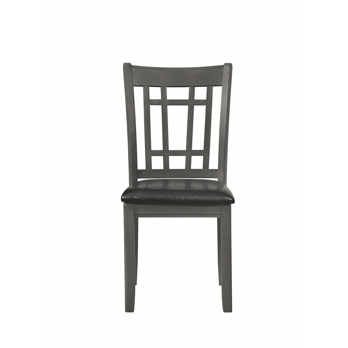 Coaster Furniture Lavon 108212 Wood Dining Side Chair - Medium Grey (Set of 2) IMAGE 2
