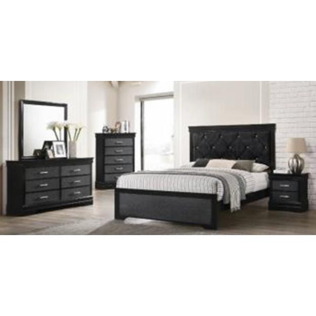 Crown Mark Amalia B6918-K King Bed IMAGE 2